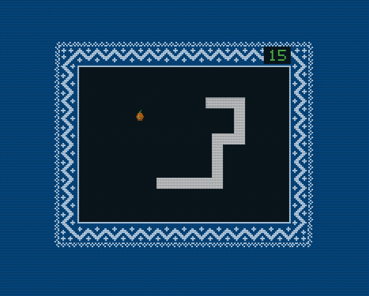 Вязаная змейка — игровой процесс