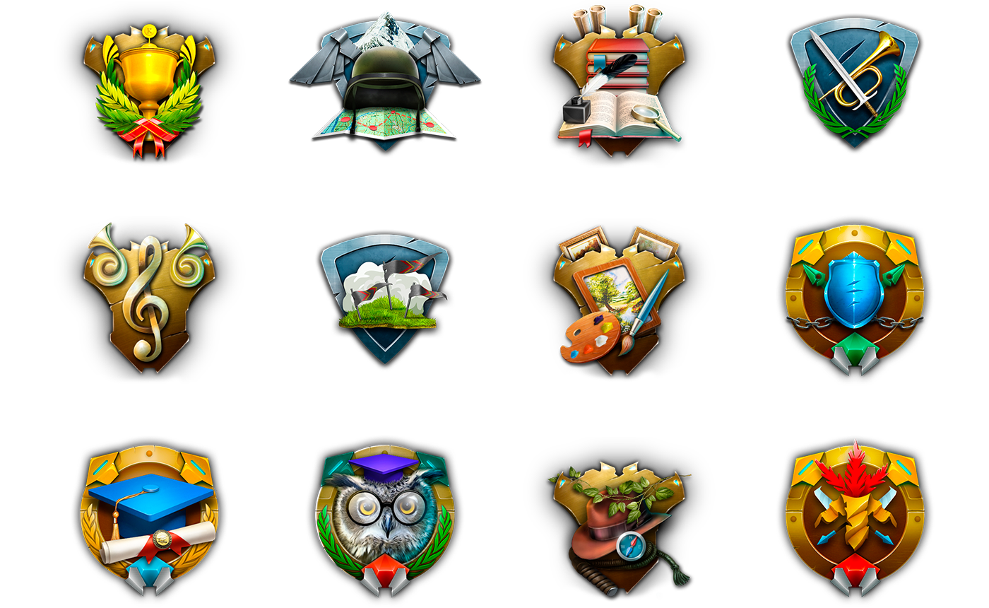 Super Quiz — иллюстрации и награды