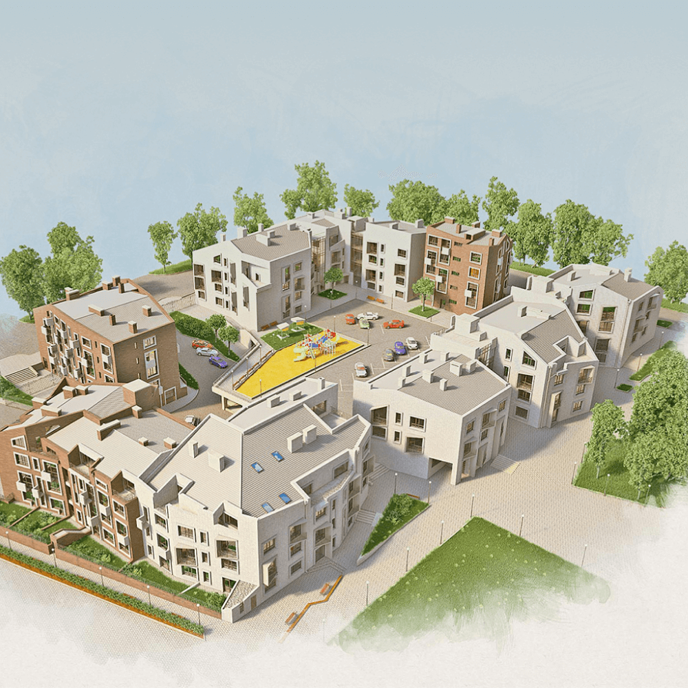 Сайт комплекса особняков «Театральный квартал»