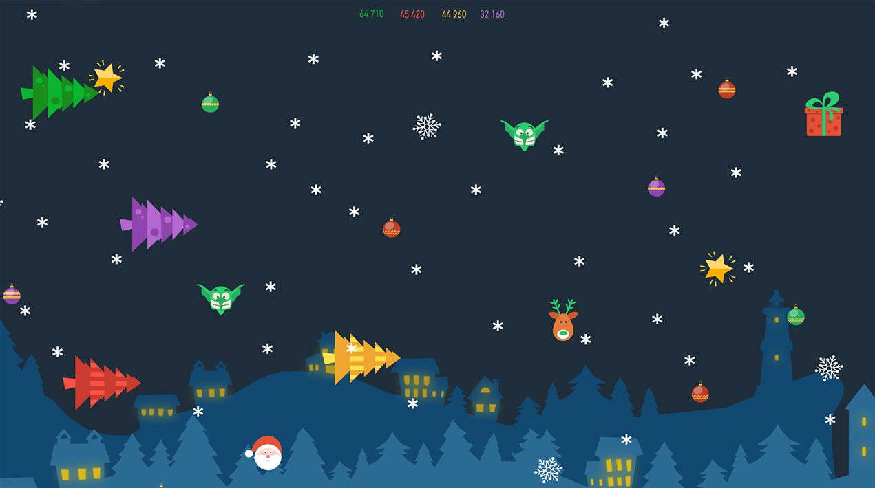 Flying X-Mas Trees — десктоп